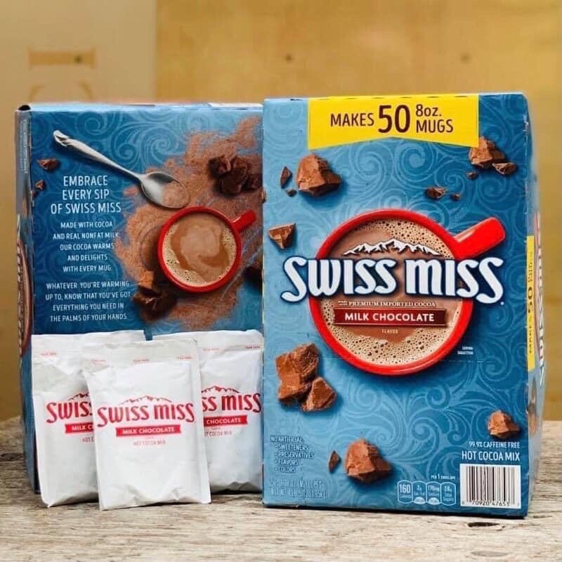 Bột Cacao Swiss Miss Milk Chocolate Hot Cocoa Mix 1.95kg
