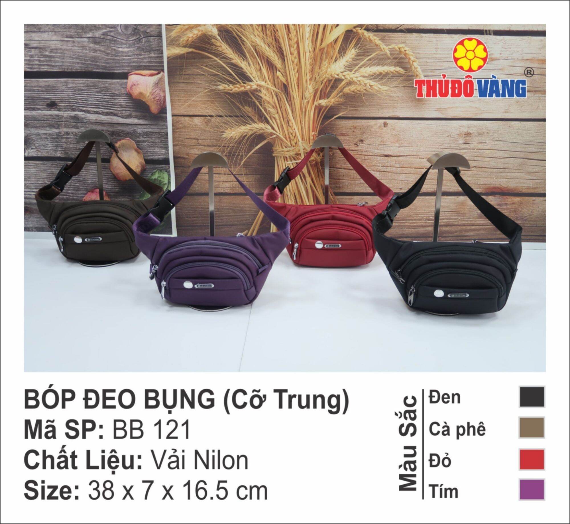 Bóp đeo bụng - thủ đô vàng