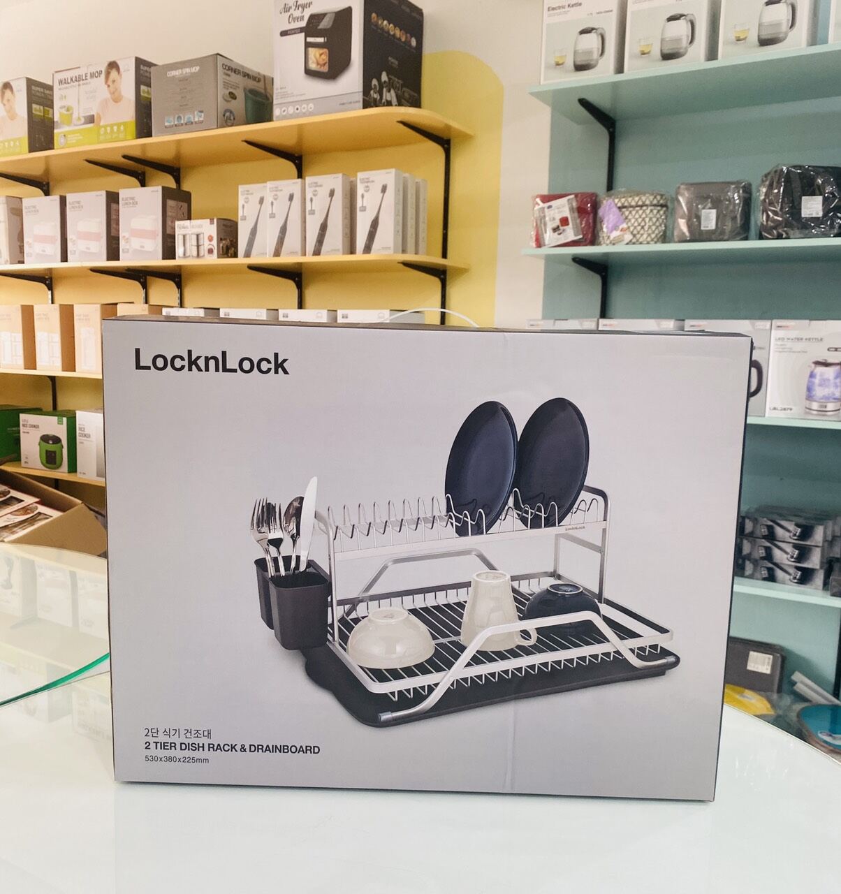 Giá úp bát 2 tầng siêu đẹp Lock&Lock LDR208