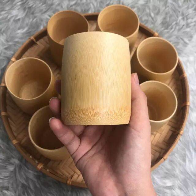 Ly/cốc tre hàng xuất khẩu cao 10, 12 cm