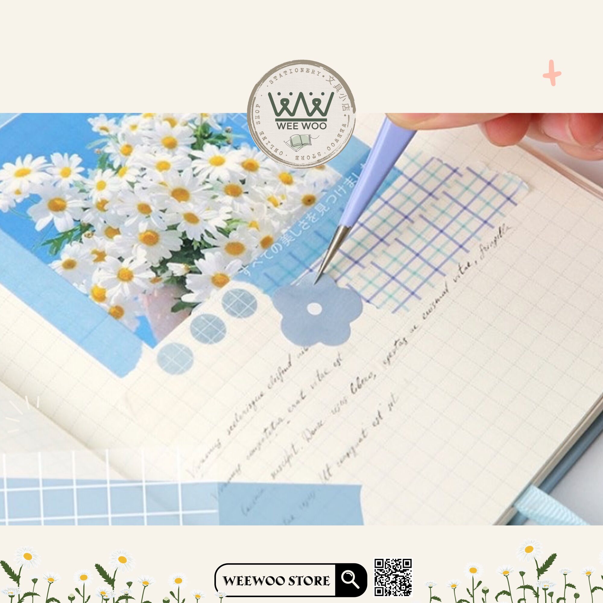 Nhíp gắp gỡ sticker dán tone màu Macaron - WeeWoo Store