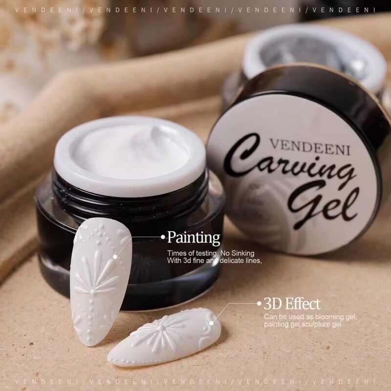 GEL VẼ NỔI TRẮNG/ ĐEN VENDEENI