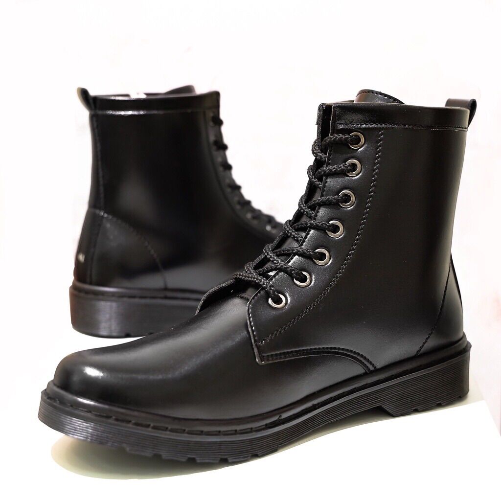 Giày combat boots nam cao cổ đế khâu chắc chắn- mã DCC01