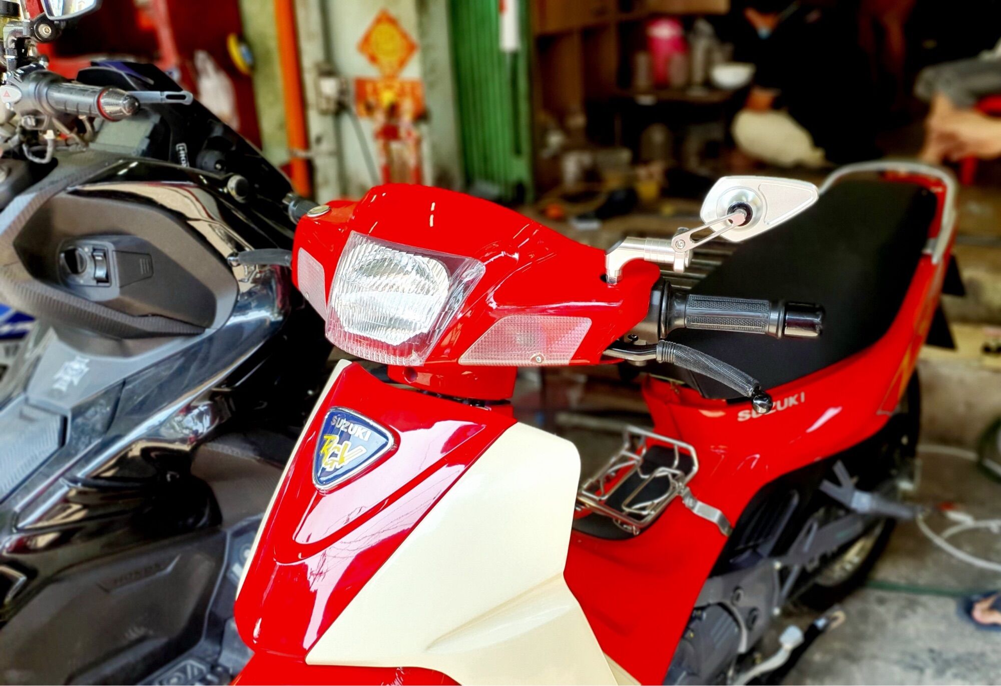 [ Chính hãng ] Gương ( kiếng ) chiếu hậu lá motogadget
