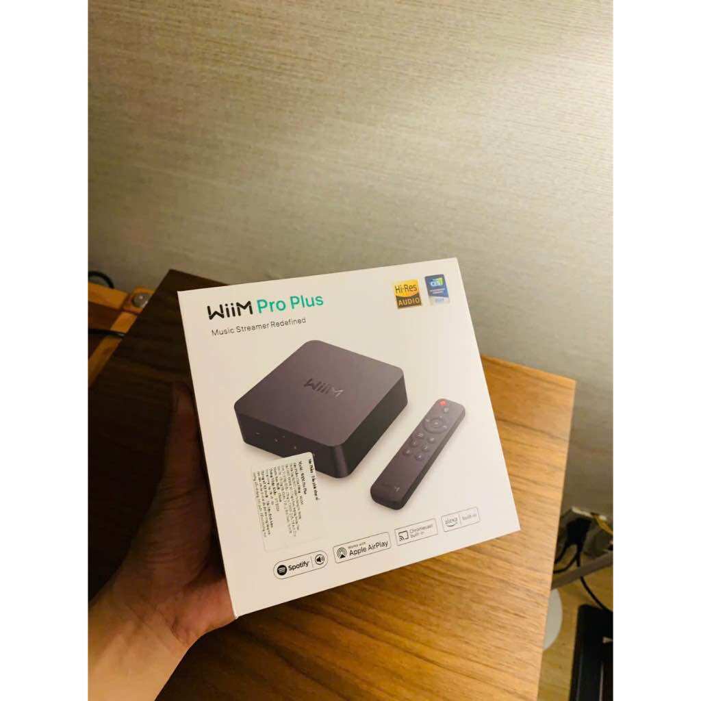 DAC + Music Streamer WiiM Pro Plus, Bluetooth 5.1, Wi-Fi, AirPlay 2, Alexa - hàng chính hãng 100% - Gia Khang Shop