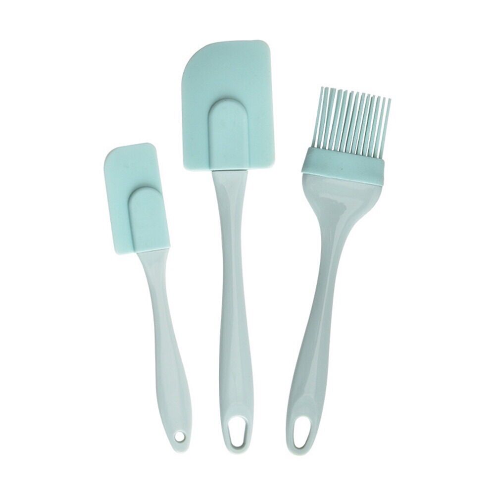 Bộ 3 cọ quét dầu phới trộn bột bằng silicon cho làm bánh tiện dụng