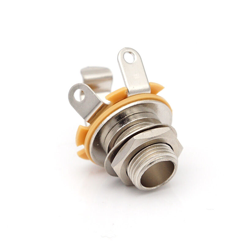 Output Audio Jack Socket Alloy Bass Electric Guitar Interface Mono 6.35MM Guitar Accessories Music I