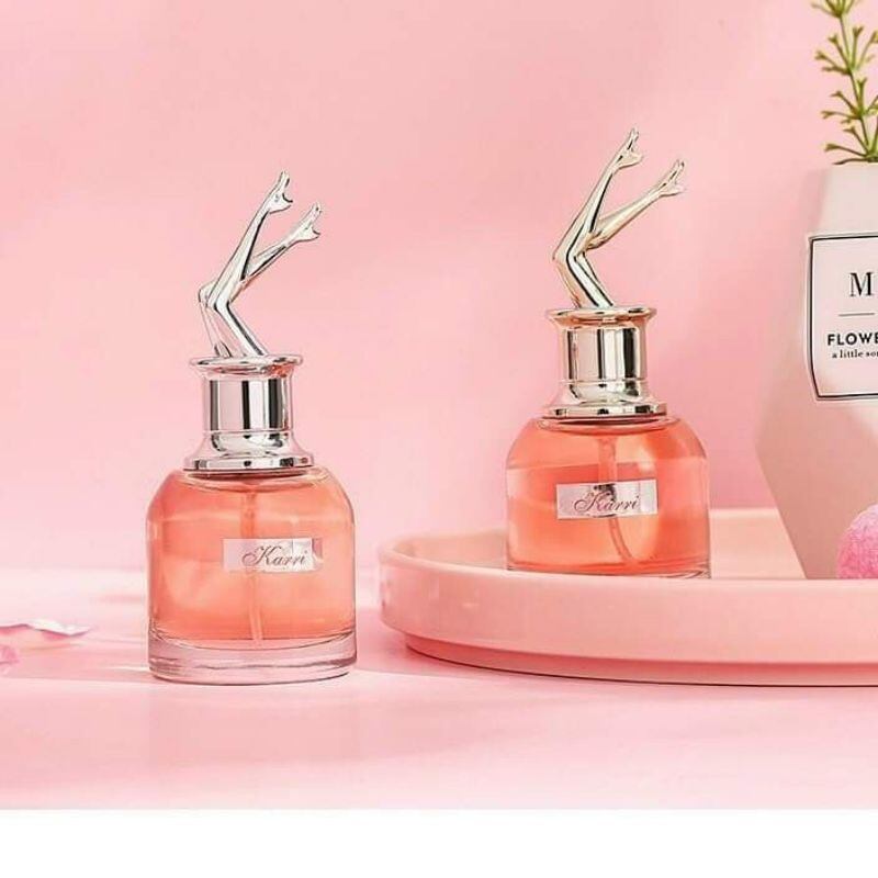Xịt thơm nước hoa Karri 30ml nước hoa hình đôi chân thơm lưu hương lâu