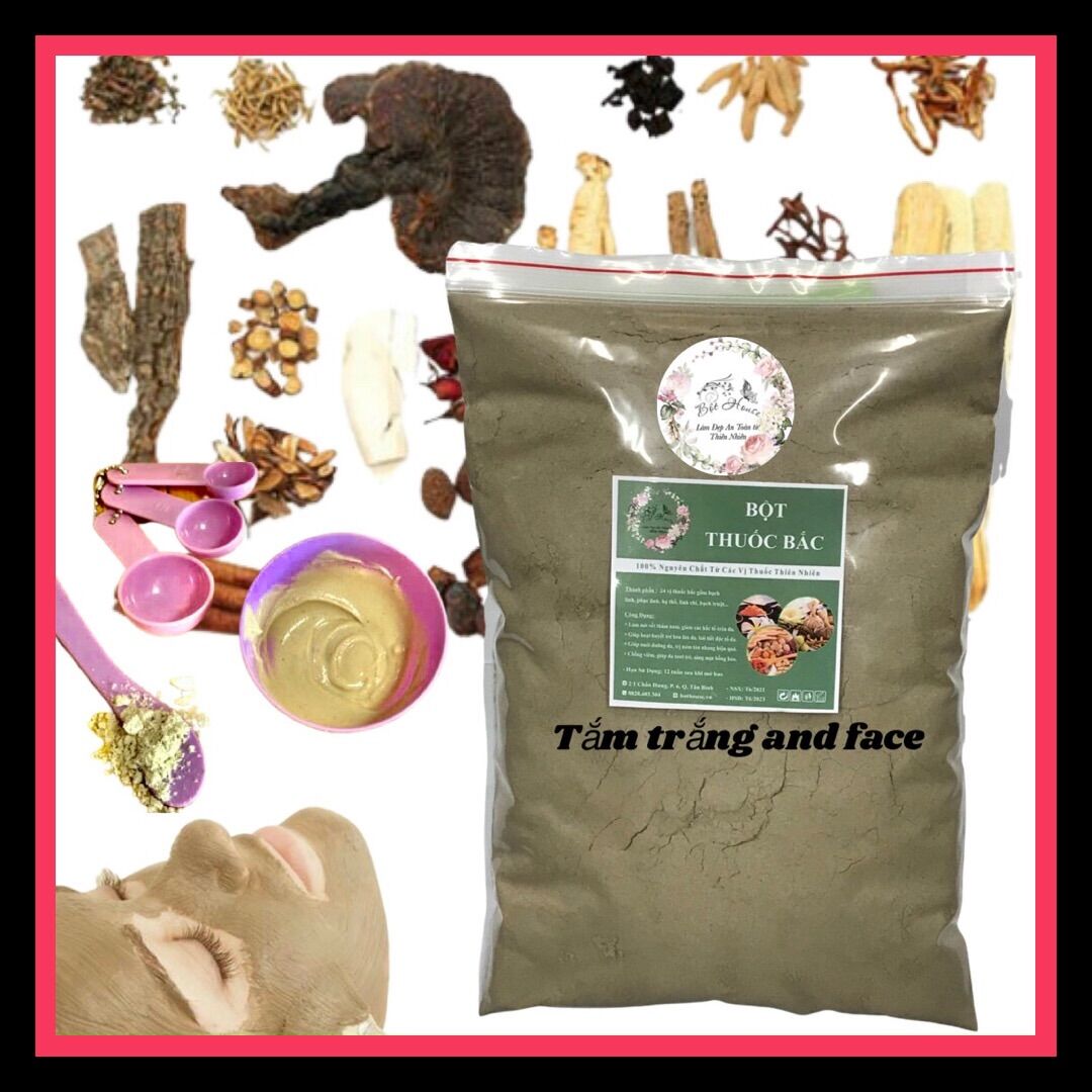Bột tắm ủ bắc handmade đẹp toàn diện với bột bac thiên nhiên