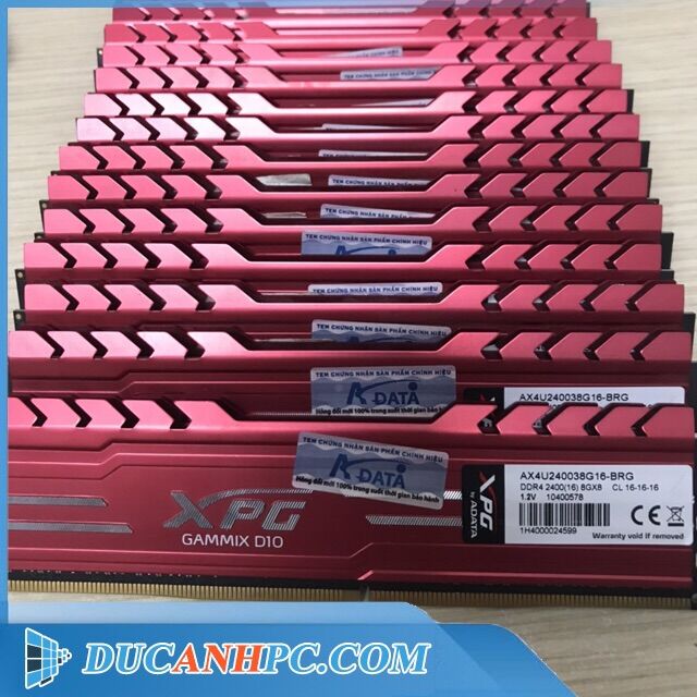 Ram DDR4 8Gb ADATA XPG D10 bus 2400 - Bảo hành 3 tháng