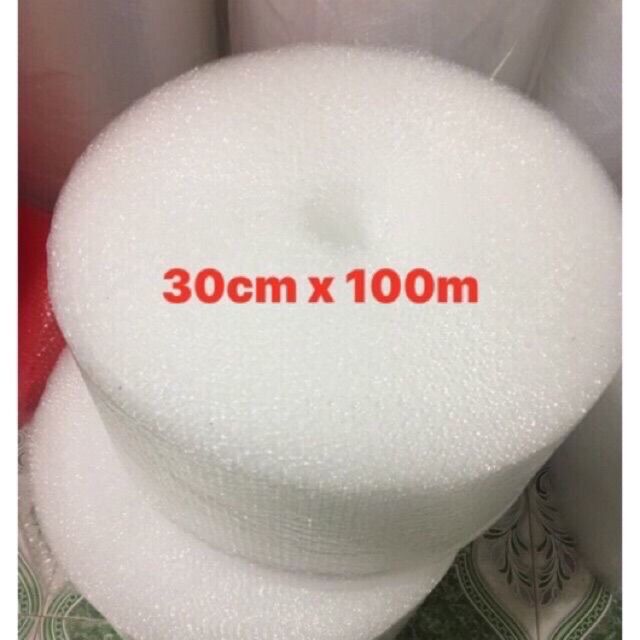 Cuộn 30m xốp bong bóng bọc hàng khổ 30cm