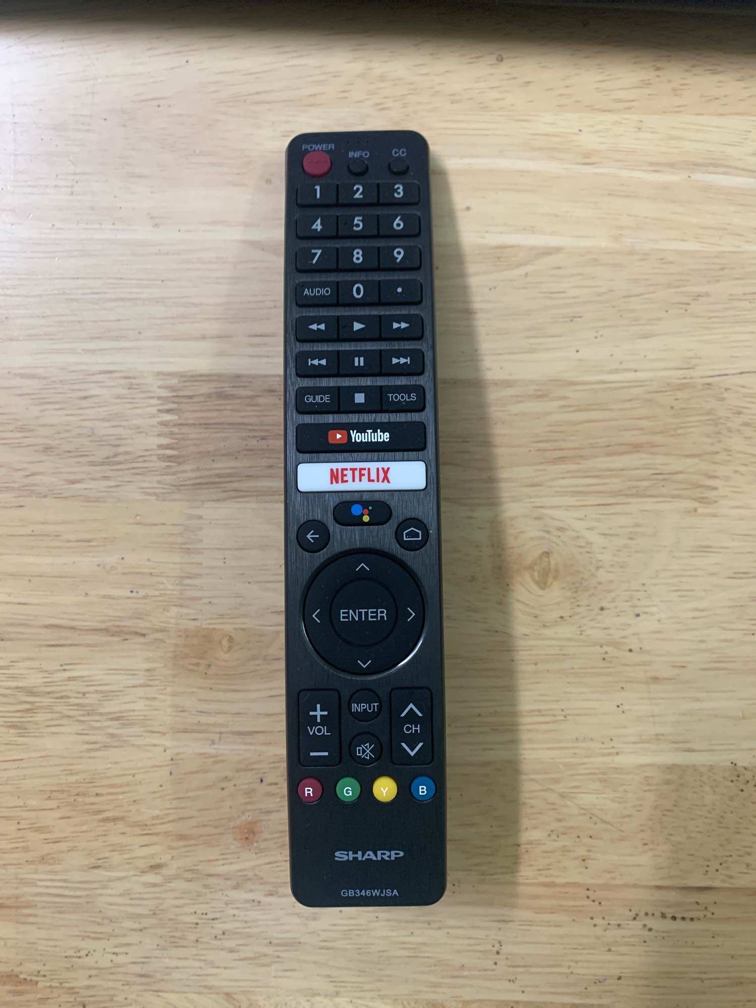 Remote điều khiển tivi led Sharp Smart