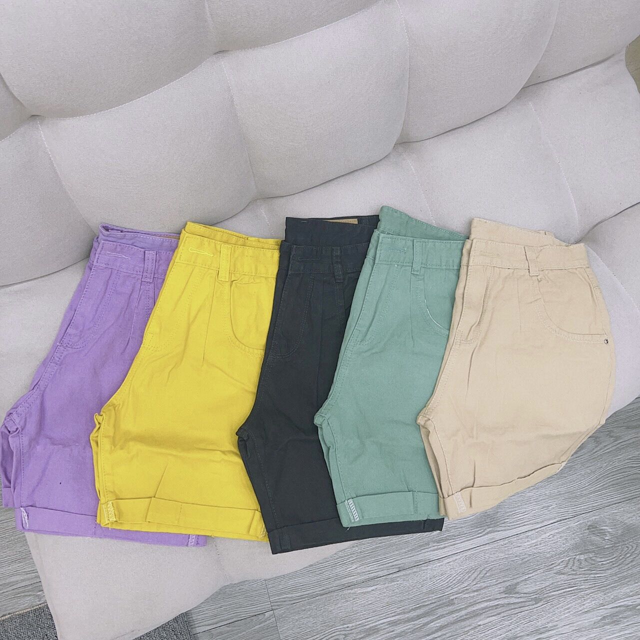 Quần Short Jeans ngố nữ
