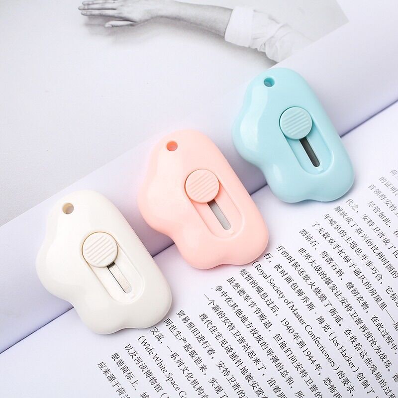 Dao rọc giấy Mini hoạ tiết đám mây