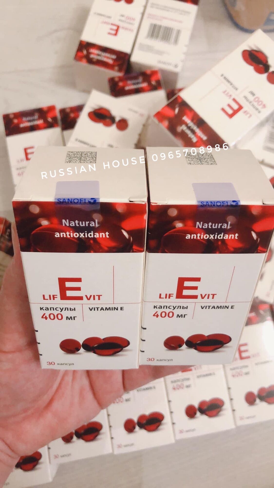 Vitamin E đỏ của Nga( Lọ thuỷ tinh)/30 viên