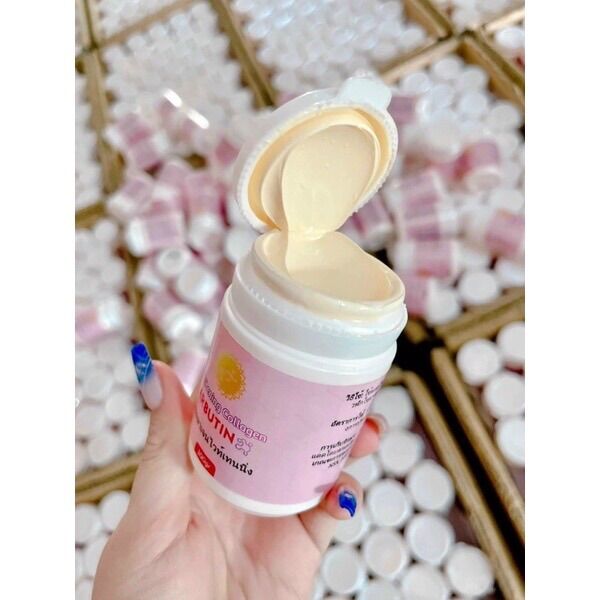 Kem kích trắng abutine 3c3 thái lan màu hồng 100g