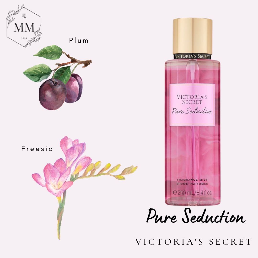 [Moomoocos] - Bộ sản phẩm Xịt Thơm Toàn Thân Victoria’s Secret Body Mist Dưỡng Thể Lotion mùi Pure Seduction fullsize