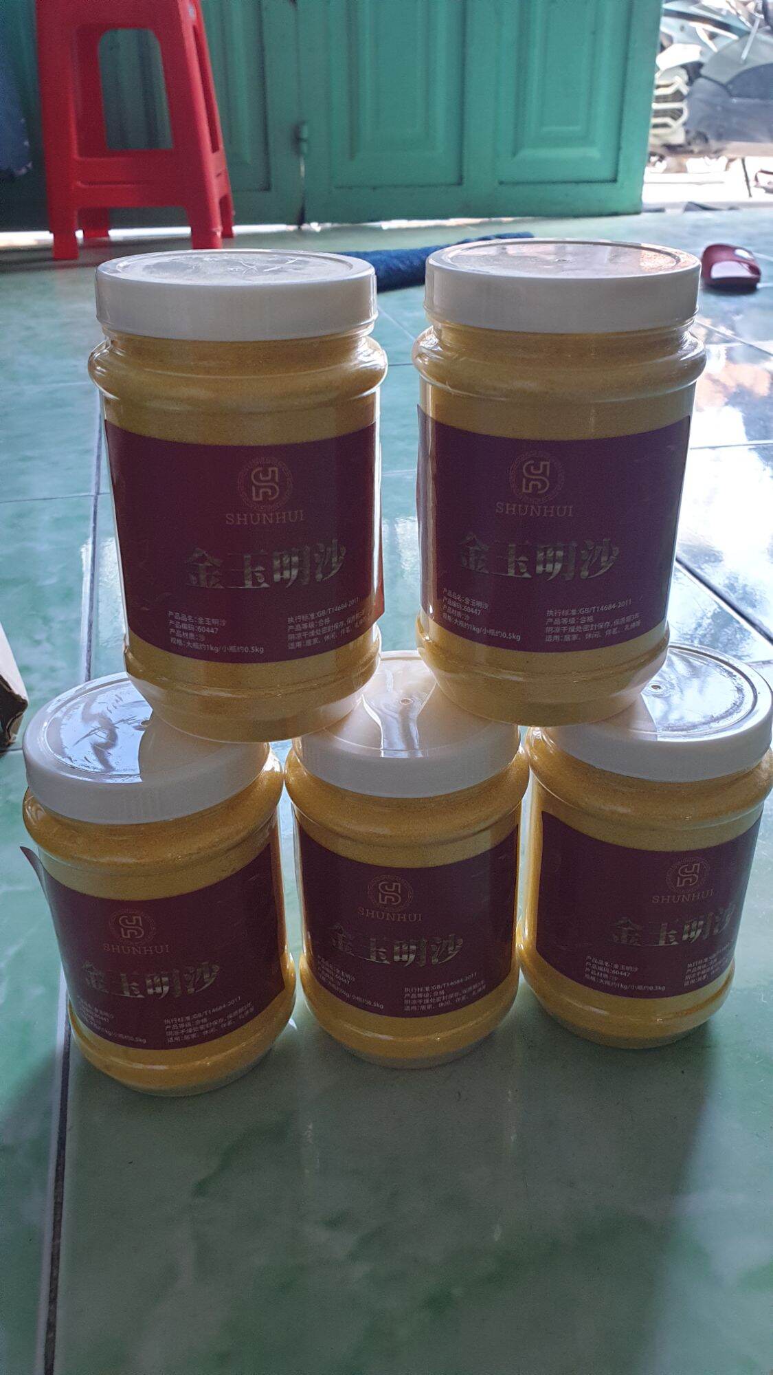 5kg Cát vàng kim sa để lư hương thờ cúng 5 hủ 5 kg