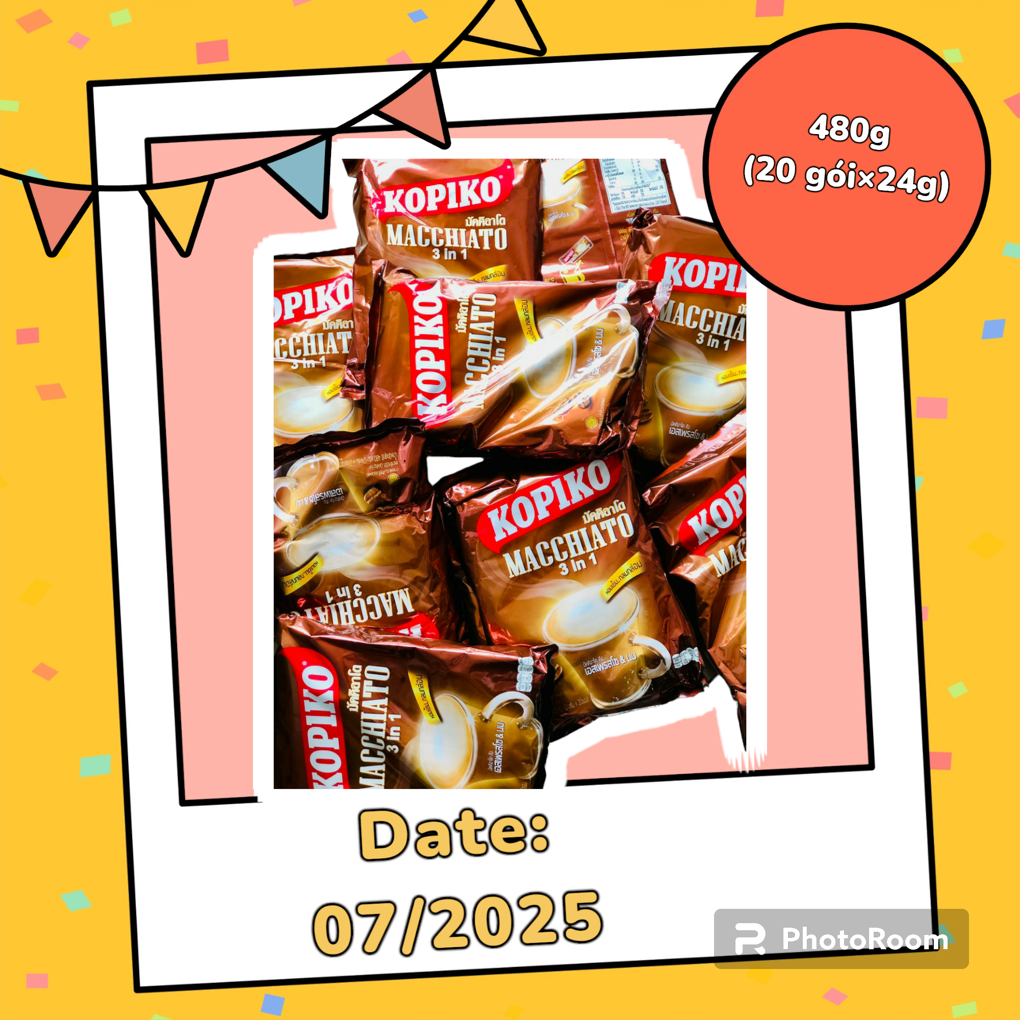 CÀ PHÊ SỮA KOPIKO MACCHIATO 3IN1