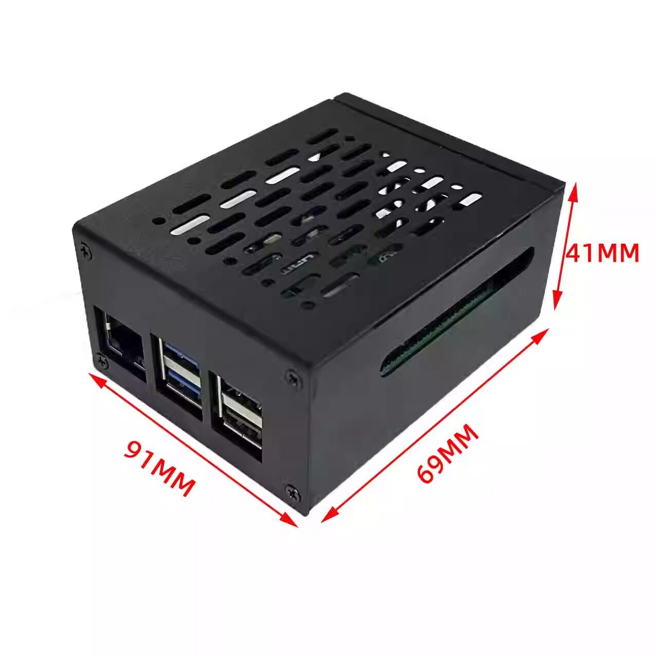Vỏ Máy Raspberry Pi 5 Có Hỗ Trợ PCIe M.2 NVMe SSD, Tương Thích Với Các Mẫu X1001/X1003/X1000/X1004/X1015, Kèm Theo Bộ Làm Mát Tích Hợp. Giá 221,000 Đồng*Miễn phí vận chuyển