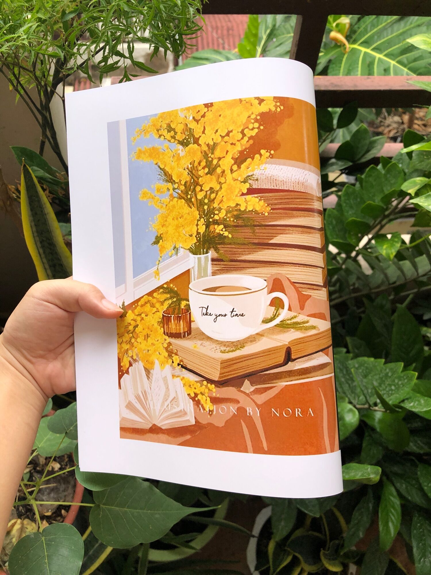 Giấy bao tập in theo yêu cầu