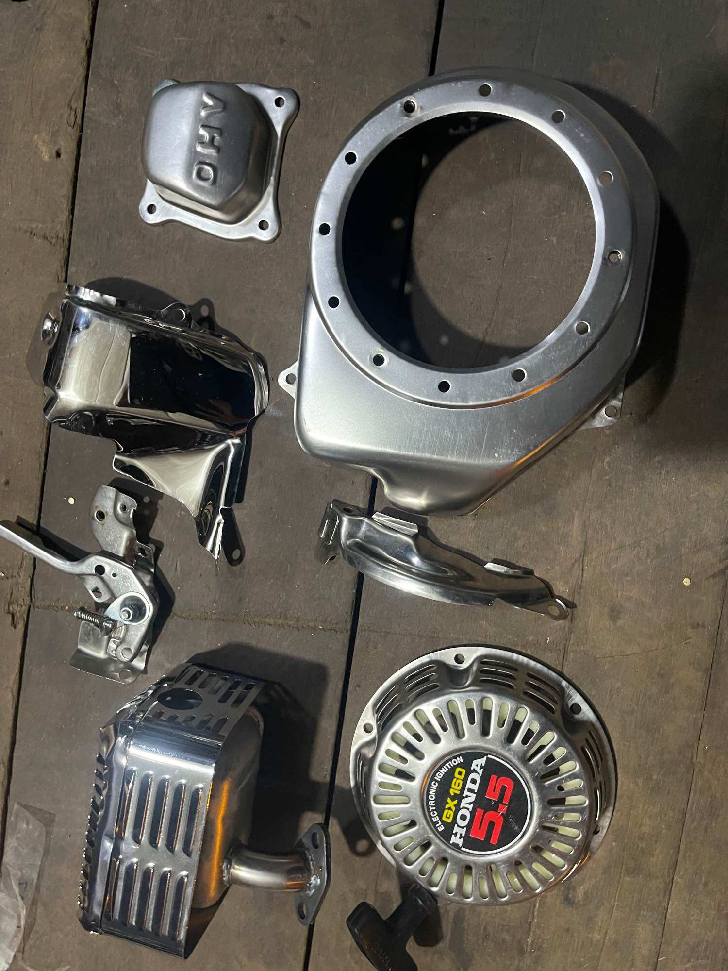 Fuull comboo inox 304 cho máy xăng honda từ 5.5hp đến 7.5hp