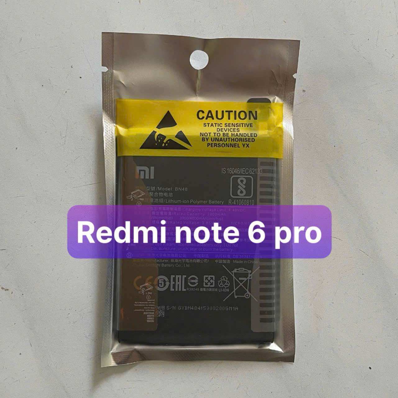 Pin Xiaomi Redmi Note 6 Pro model BN48 bảo hành 3 tháng