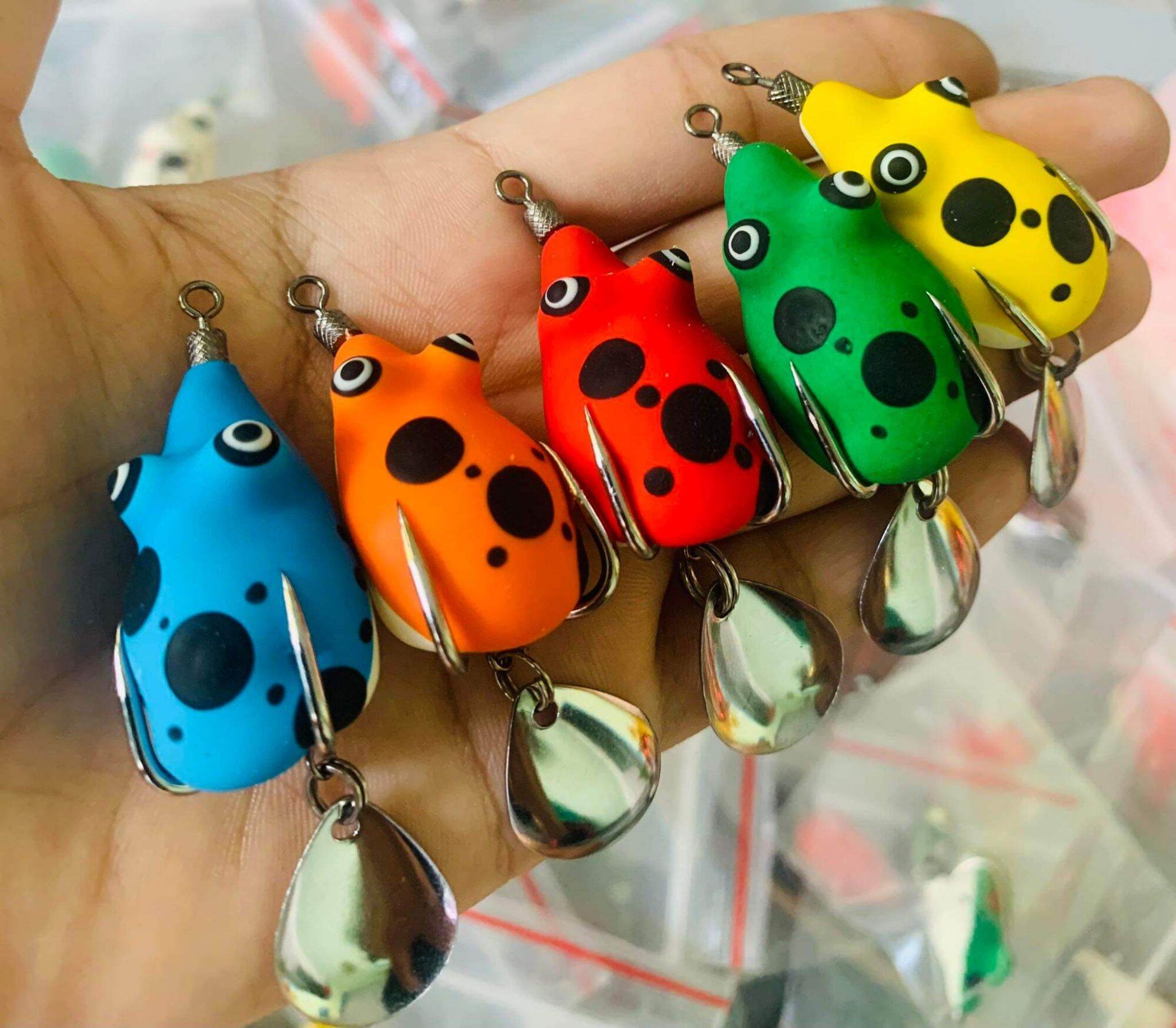 nhái hơi chuột mini câu cá lóc