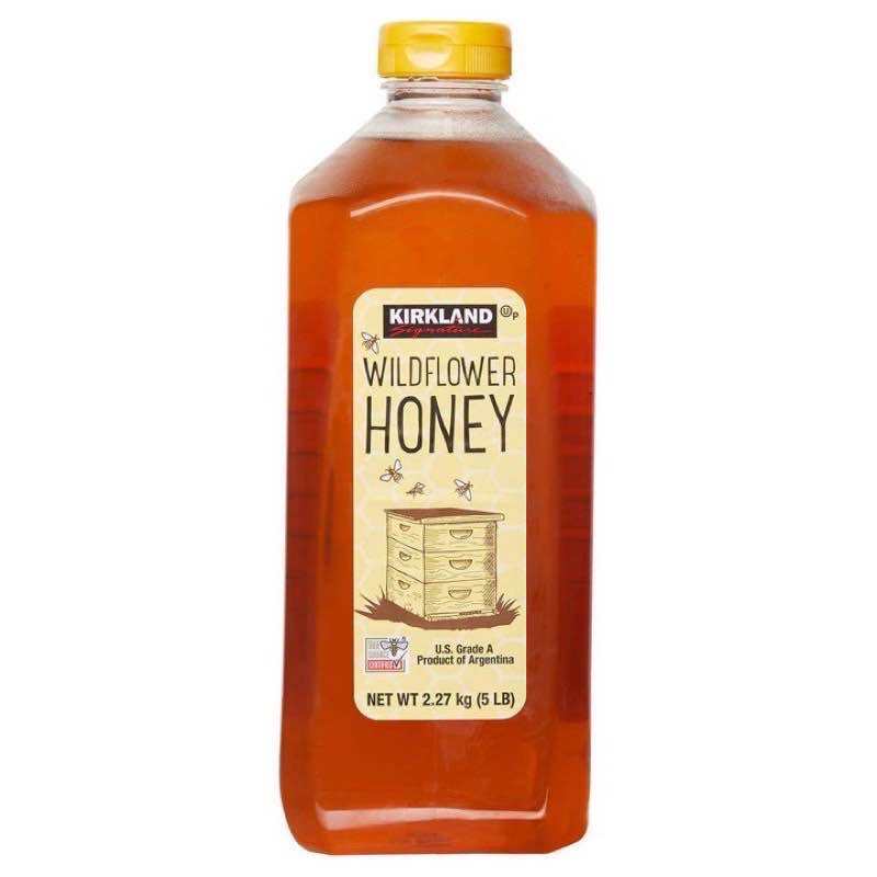 Date 2025 Mật ong hữu cơ Kirkland Mỹ chai lớn 2.27kg
