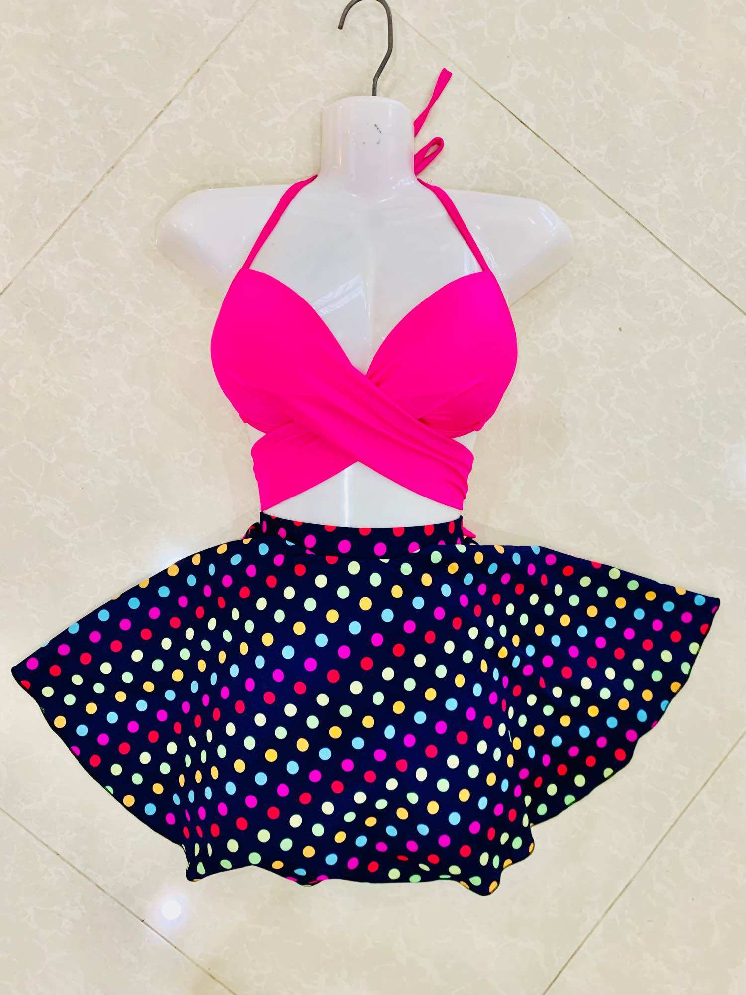 Bikini size 70-85kg cho nữ đi biển siêu tôn dáng