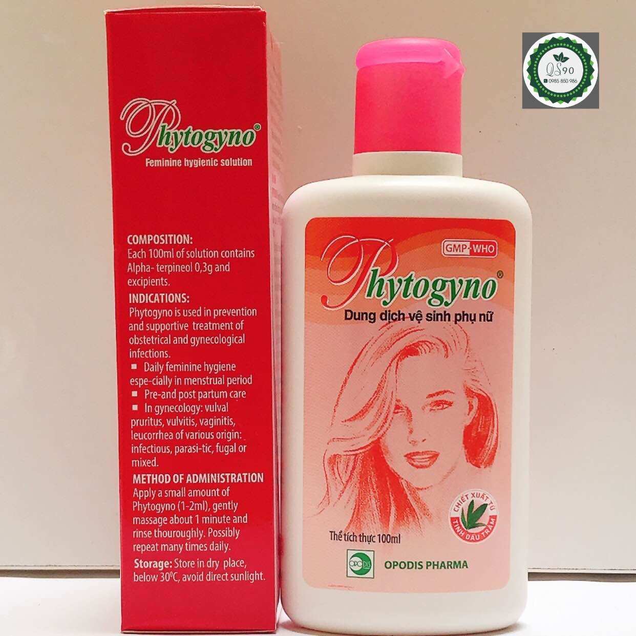 DUNG DỊCH VS PHYTOGYNO chai 100ml,250ml