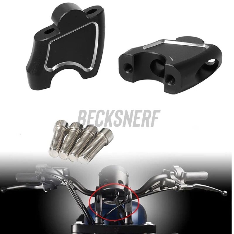 Gù nâng ghi đông xéo honda rebel 300/500 cm300/500