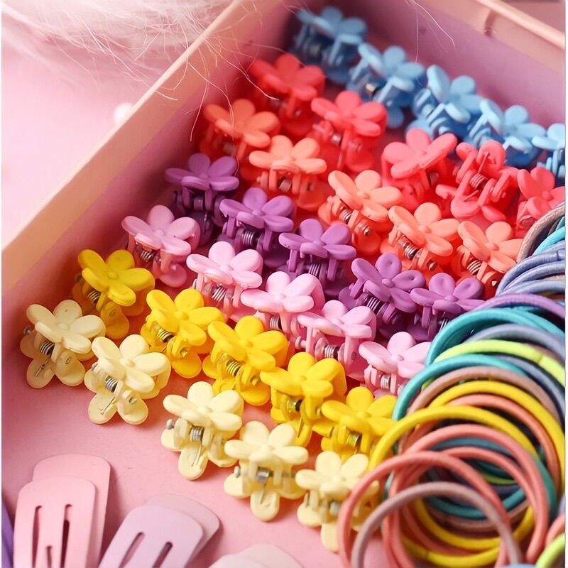Set 780 chi tiết cột kẹp tóc cho bé