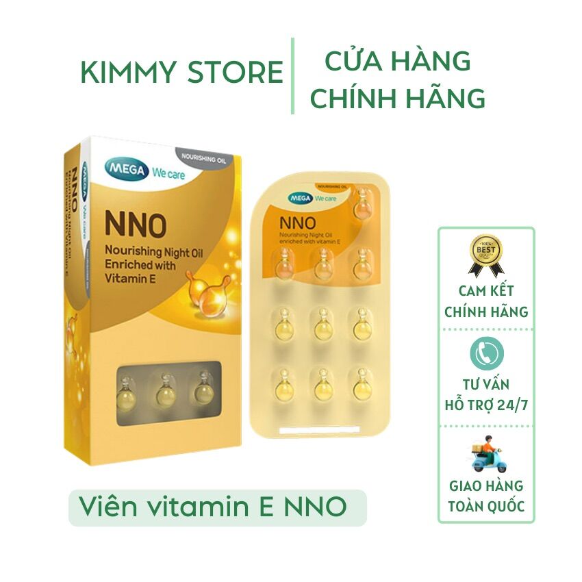 Viên dầu dưỡng da vitamin e NNO mẫu Mới