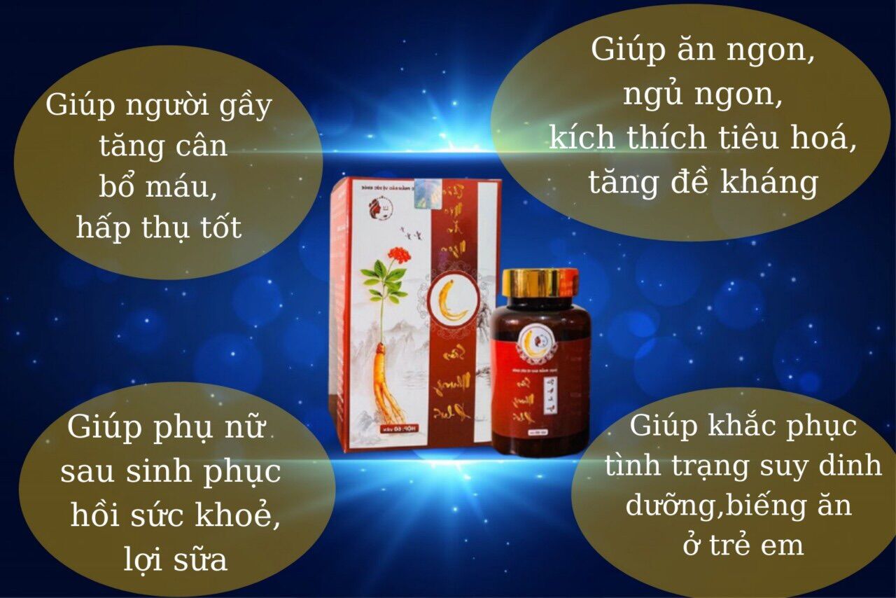 TĂNG CÂN SÂM NHUNG PLUS(60viên)