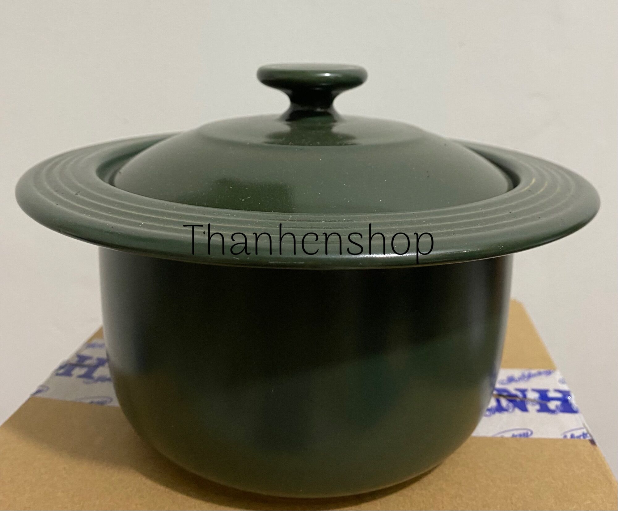 Nồi sứ dưỡng sinh minh long 1l vành tròn+nắp