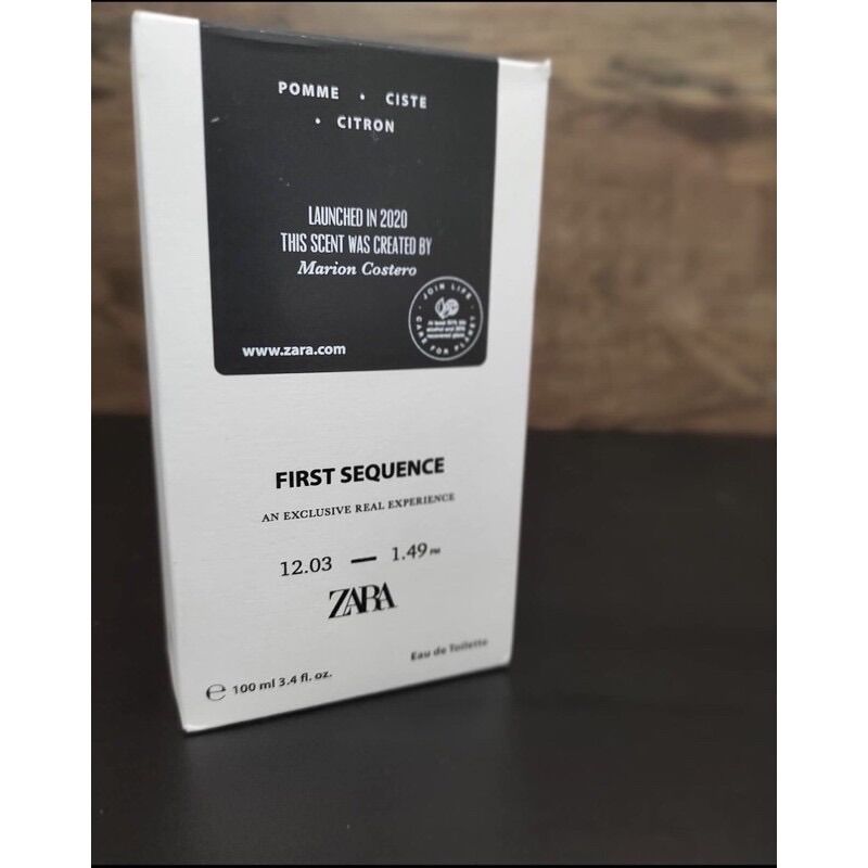 NƯỚC HOA NAM ZARA FIRST SEQUENCE EDT 100 ML (3,4 FL. OZ).