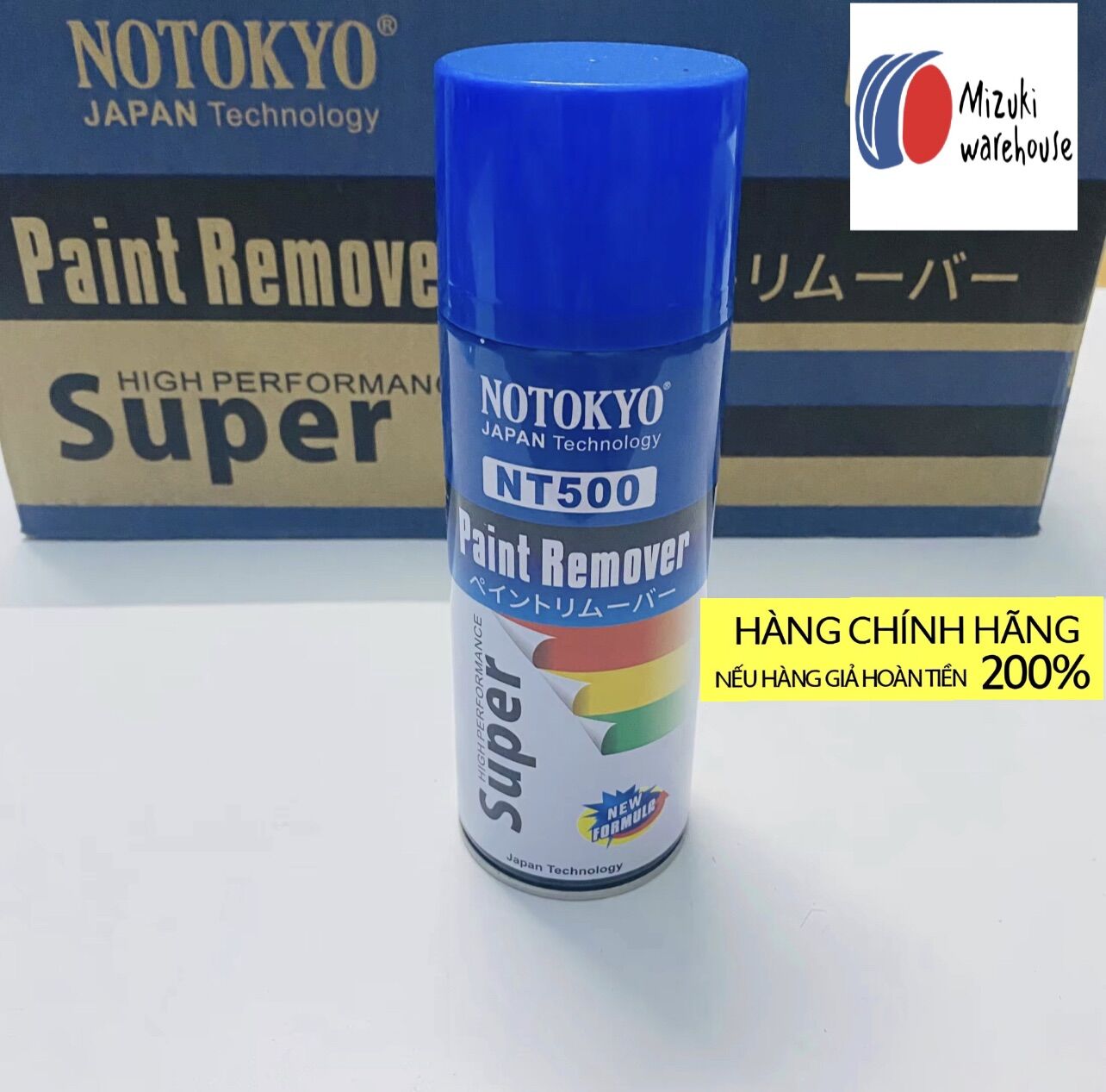 Chai xịt Tẩy Sơn cao cấp NOTOKYO - Công nghệ Nhật Bản 400ml