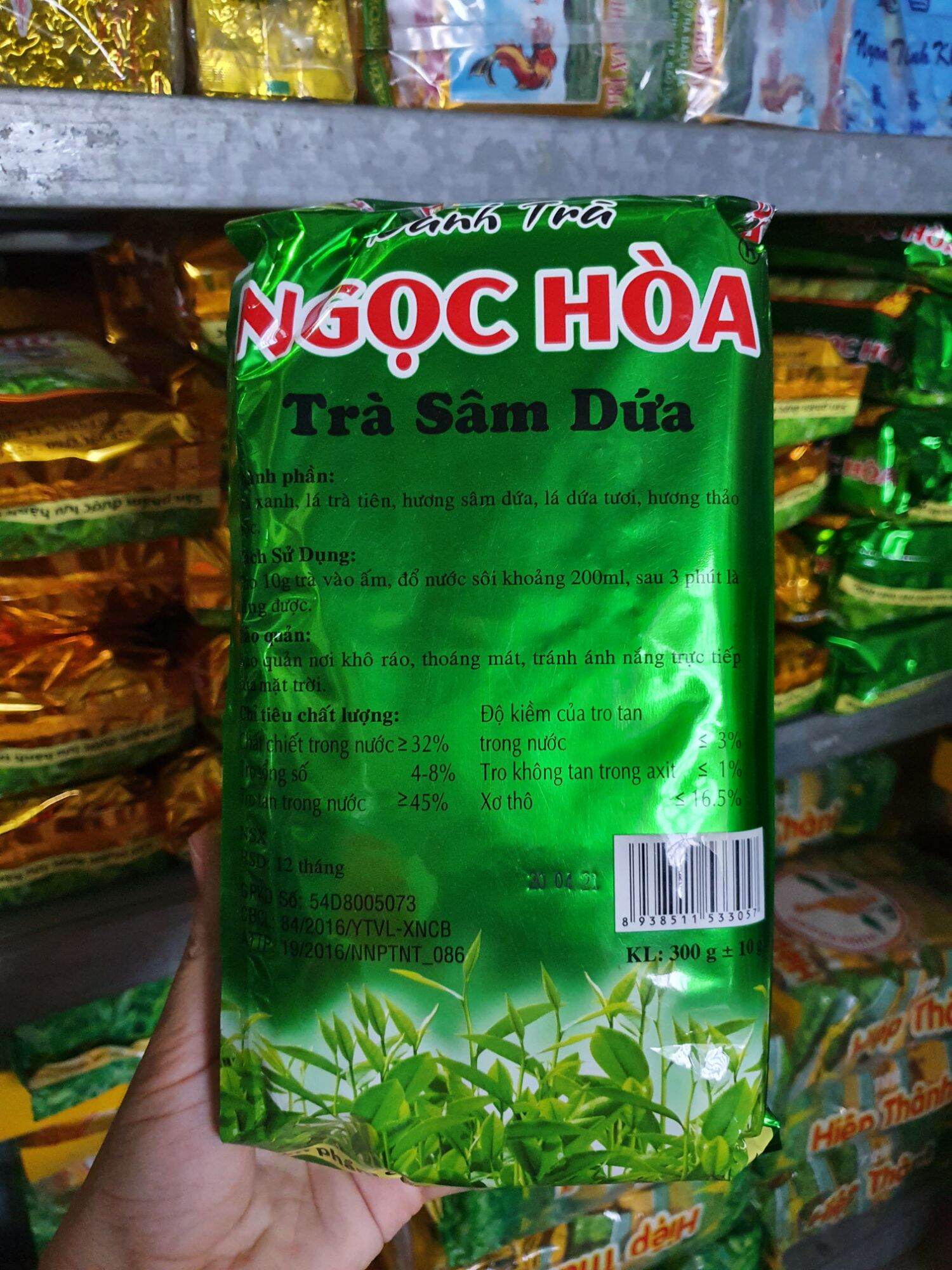 Trà Sâm Dứa Ngọc Hòa 3 con Sóc 300g
