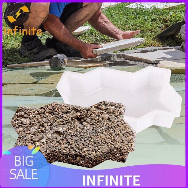 Khuôn Gạch con sâu  làm sân vườn