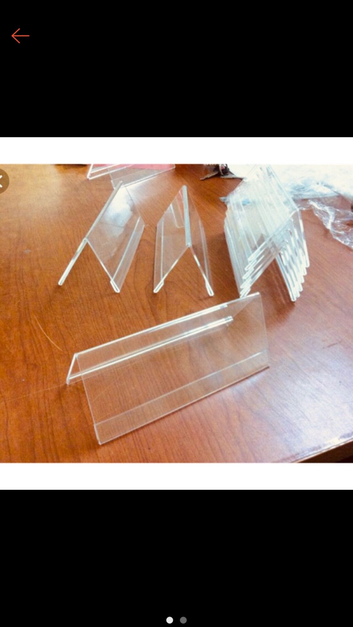 Bảng chức danh mica 8*20cm