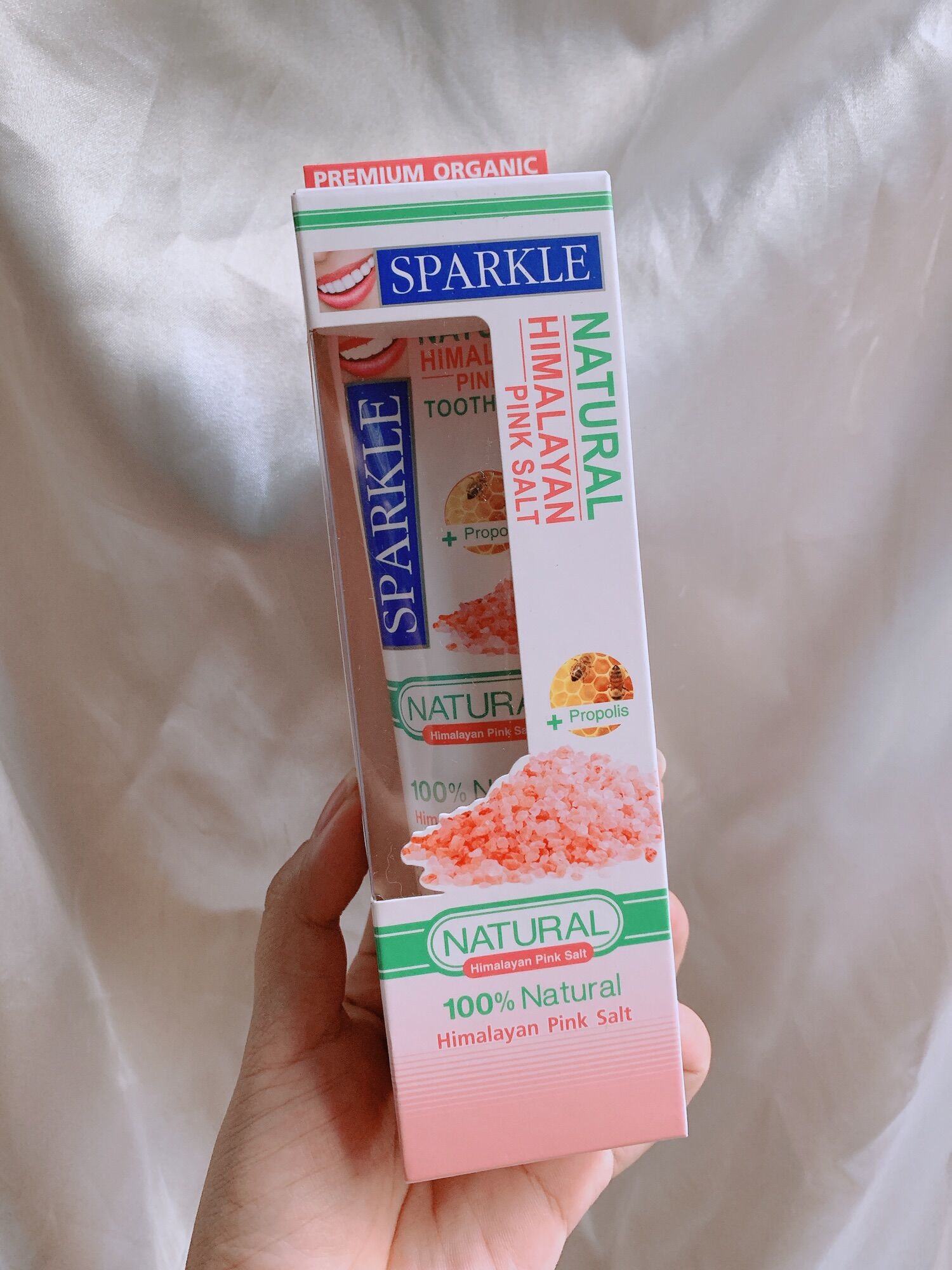 Kem đánh răng sparkle muối hồng himalayan thái lan
