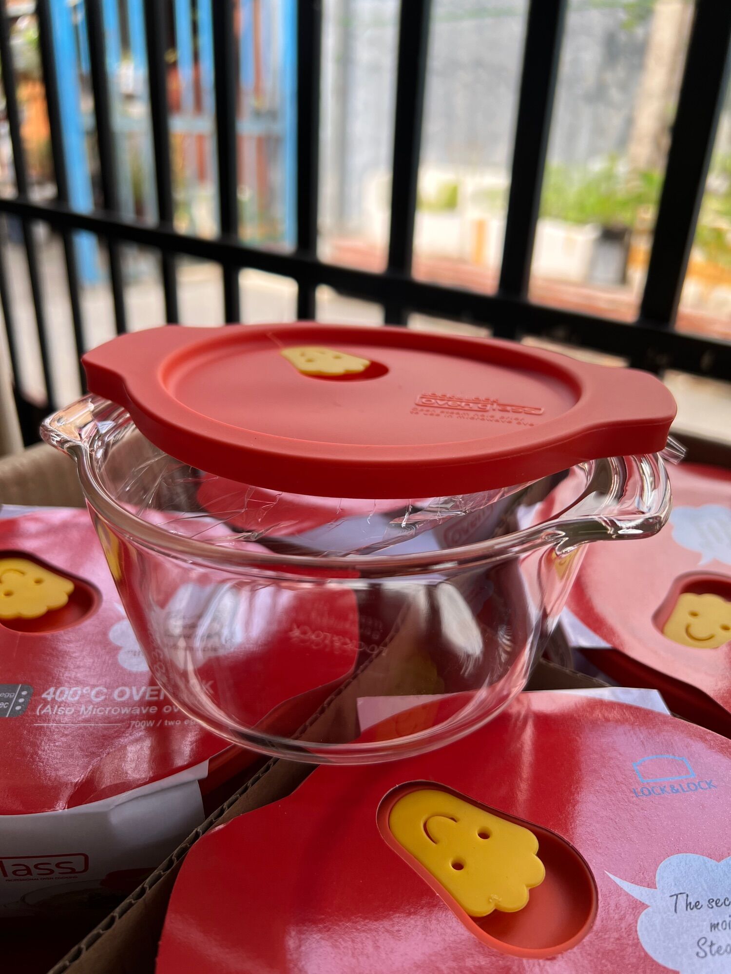Hộp thuỷ tinh Lock n Lock 460ml tròn