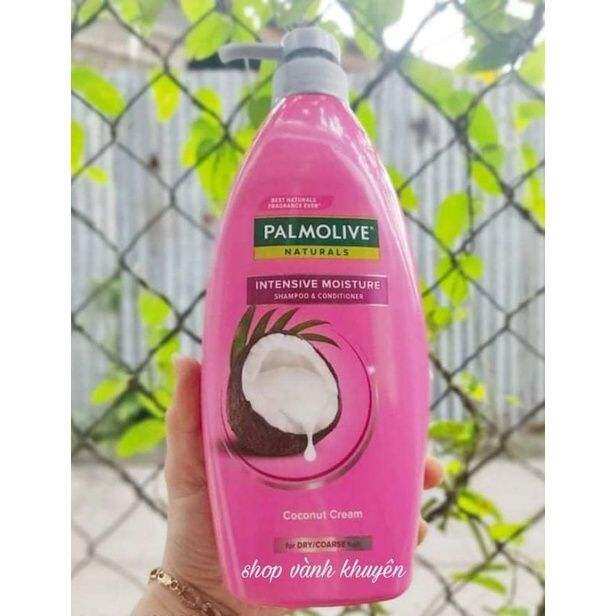 Dầu gội xả 2in1 Palmolive thiên nhiên 600ml(Sữa Dừa)
