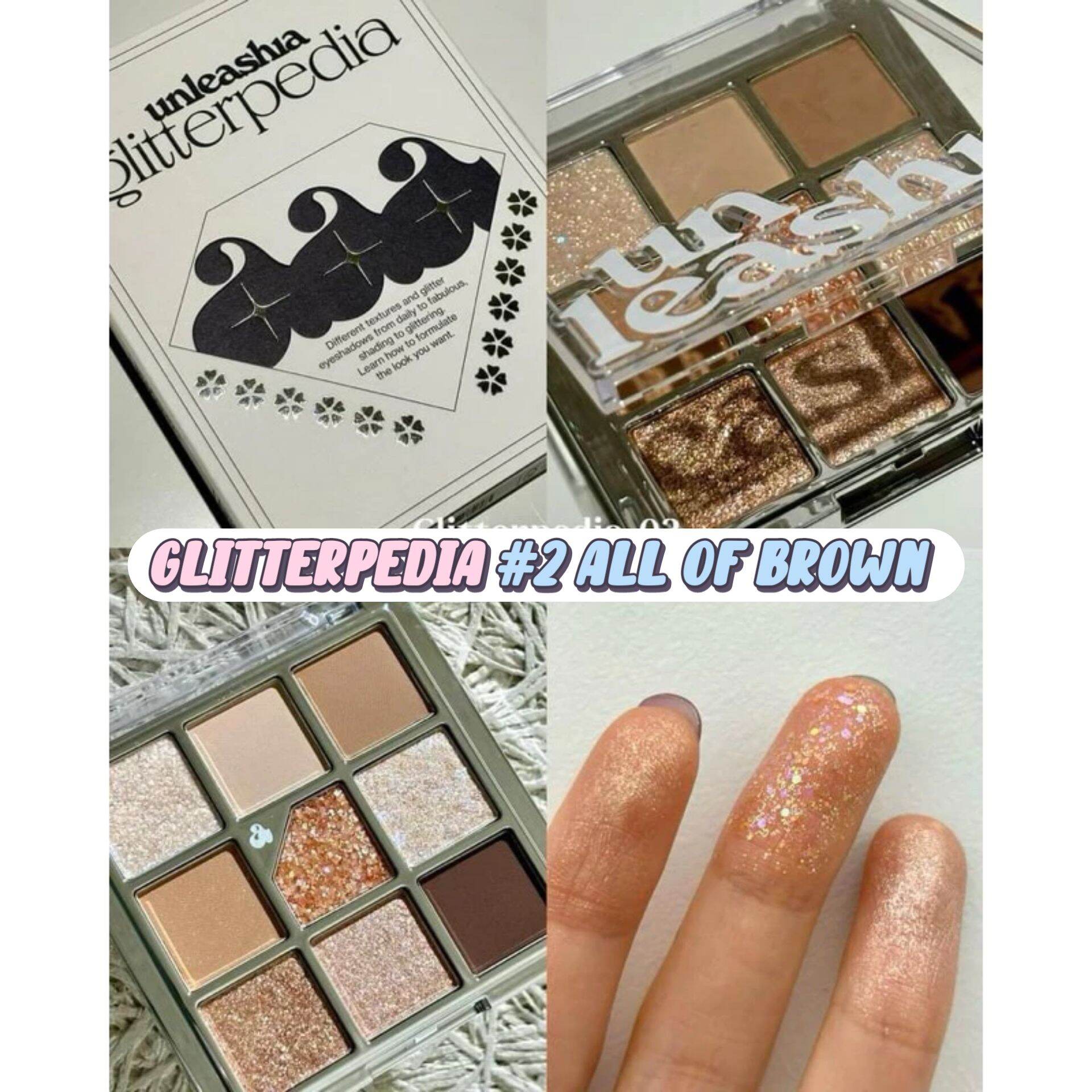 Bảng mắt Unleashia Glitterpedia Eye Palette / Unleashia Mood Shower Face Palette