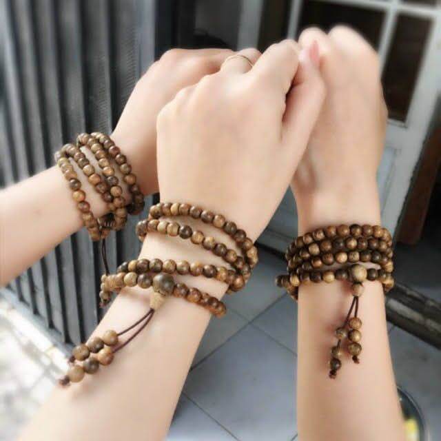 tràng 108 hạt gỗ trầm tốc
