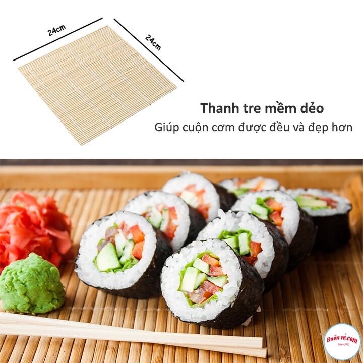 Mành tre  cuốn cơm cuộn Kimbap