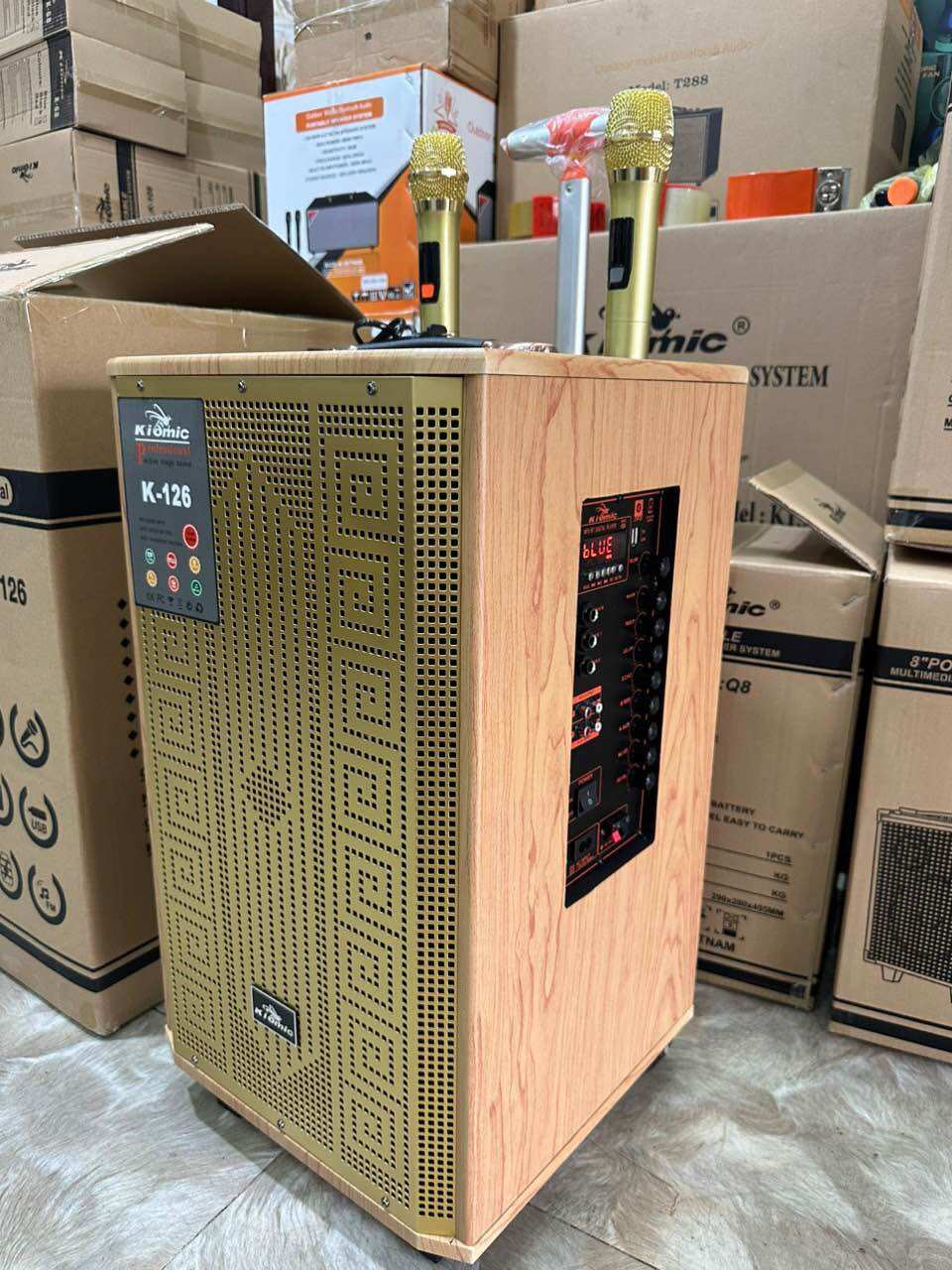 Loa karaoke bluetooth Kiomic K123