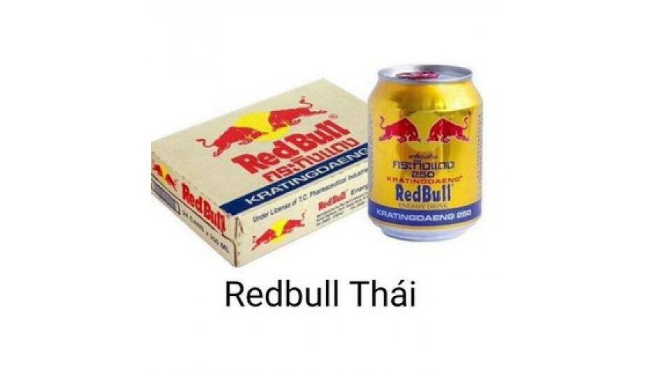 THÙNG 24 LON BÒ HÚC THÁI RED BULL 250ML