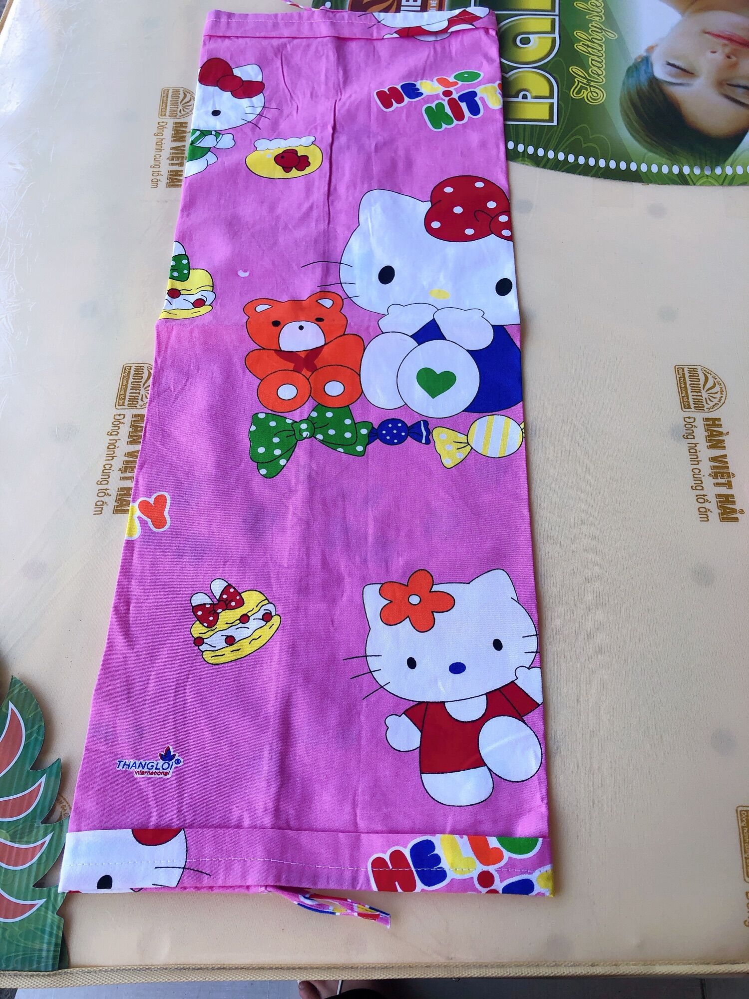 Vỏ gối ôm 30x80cm cotton Thắng Lợi cho bé